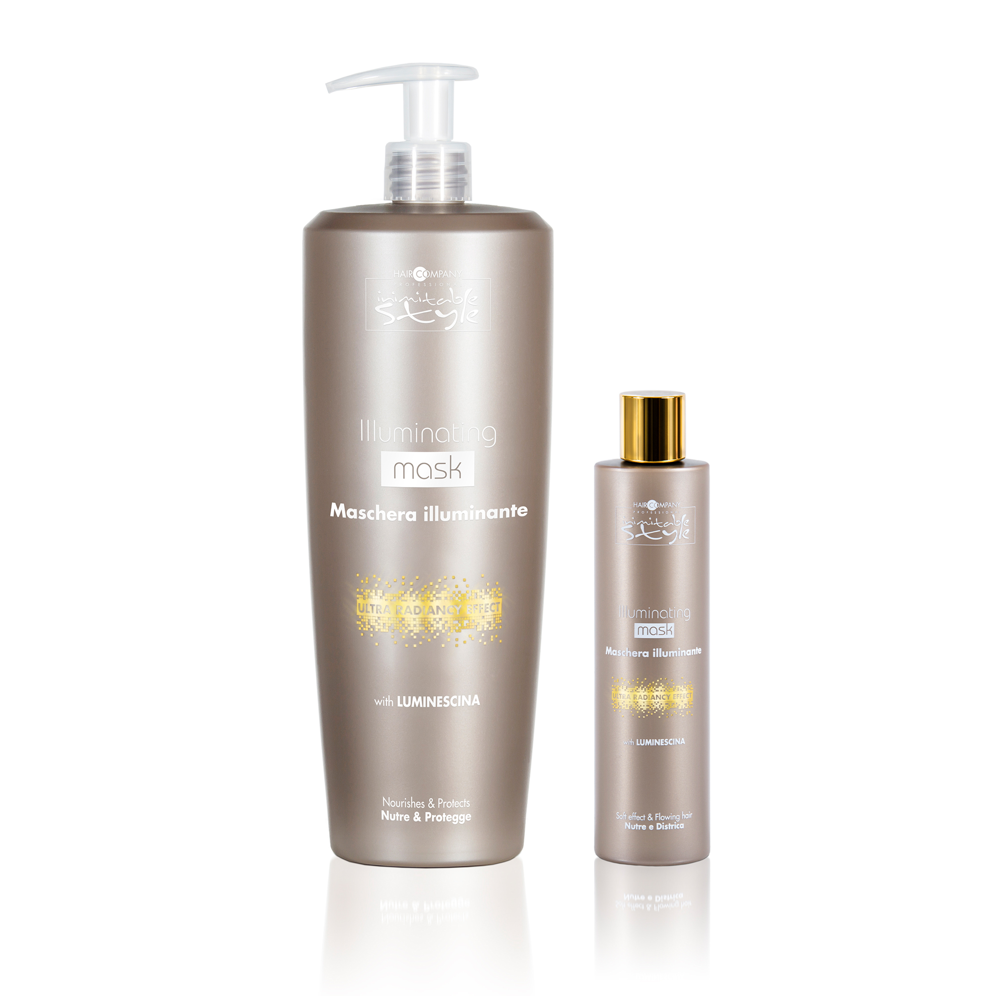 Hair Company Inimitable Style Illuminating Mask 1000 ml / 200 ml