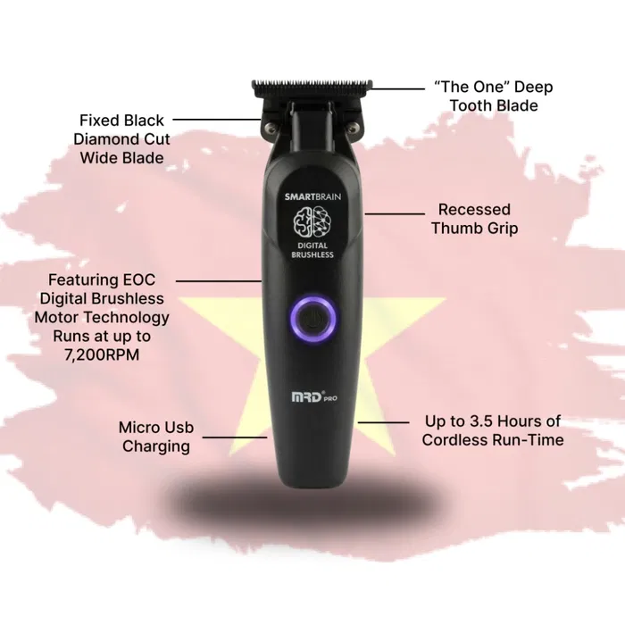 MRD Pro Light Precision Trimmer – Black - Image 4